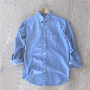 J. Crew Blue Oxford Button Down Shirt XS